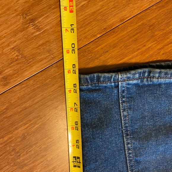 16T OLD NAVY Classic Blue High-Waisted OG Straight Utility Jeans - Picture 10 of 12